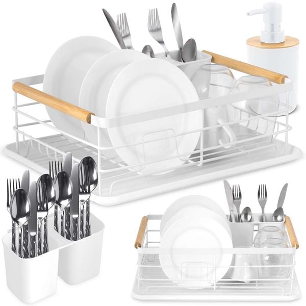 Suszarka do naczyń MS-600 Massido biała zdjęcie 1