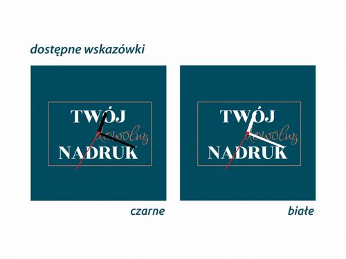 ZEGAR SZKLANY PROSTOKĄTNY - pakiet 20 sztuk na Arena.pl