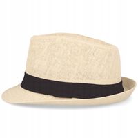 Kapelusz słomkowy Panama słomiany lato cappuccino