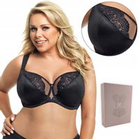 BIUSTONOSZ soft GORSENIA K628 Milano, CZARNY, 75D