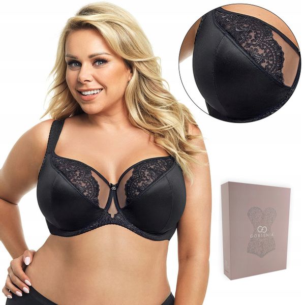 BIUSTONOSZ soft GORSENIA K628 Milano, CZARNY, 75D zdjęcie 1