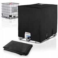 POKROWIEC OCHRONNY NA MAUZER PLANDEKA OSŁONA ZBIORNIKA NA WODĘ CZARNY 1000L