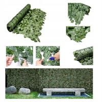 Żywopłot sztuczny nieblaknący osłona balkonu tarasu siatka maskująca klon