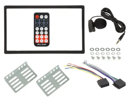 RADIO SAMOCHODOWE 2-DIN BLUETOOTH USB SD RDS LCD RGB MIKROFON PILOT ZESTAW na Arena.pl