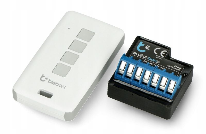 Pilot Blebox uRemote Basic WiFi biały ABS 2.4GHz zdjęcie 5