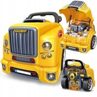 2X edukacyjny ZESTAW MECHANIKA dla dzieci interaktywny samochód do rozkręca