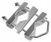 OBEJMA Zaciskowa Duża CYBANT Antenowy PODWÓJNY UCHWYT Masztu 14cm OM1