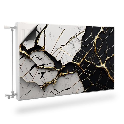 Magnetyczna MATA Na Kaloryfer Popękany MARMUR Abstrakcja 110cm x 60cm na Arena.pl