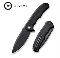 Nóż składany Civivi Praxis micarta, czarny, stal 9Cr18MoV w etui 57-59 hrc