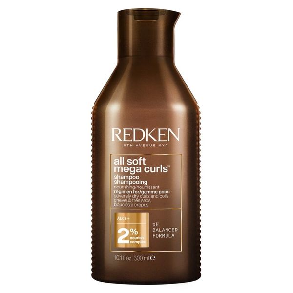 Redken All Soft Mega Curls szampon do włosów kręconych i ekstremalnie suchych 300ml (aloe + 2%) zdjęcie 1
