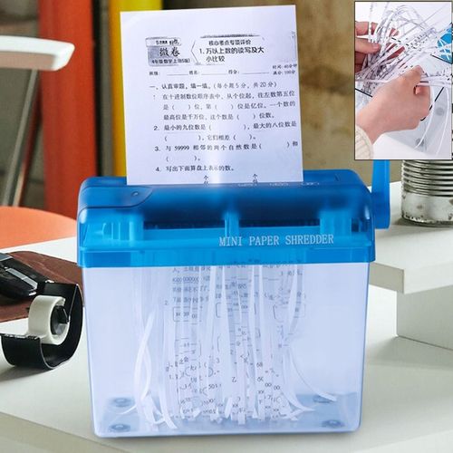 Ręczna niszczarka do papieru Niszczarka ręczna Mini niszczarka do papieru na Arena.pl