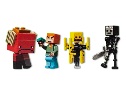 Klocki LEGO Minecraft Bitwa na moście Netheru 21266 na Arena.pl