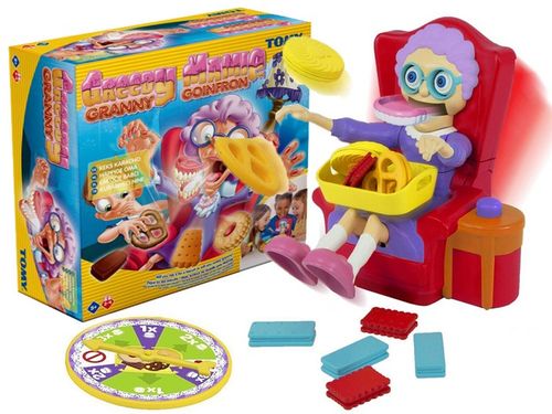 GRA ZRĘCZNOŚCIOWA ŁAKOCIE CHCIWEJ BABCI zabawna gra dla dzieci +5 lat na Arena.pl