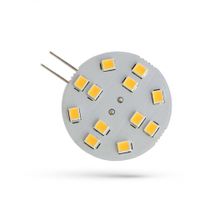 Żarówka LED G4 12V 2W 12 LED Barwa Ciepła 30mm SpectrumLED WOJ+13782