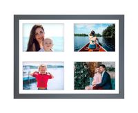 Ramka na 4 zdjęcia Hekla 30x40x4 galeria srebrny 1szt.