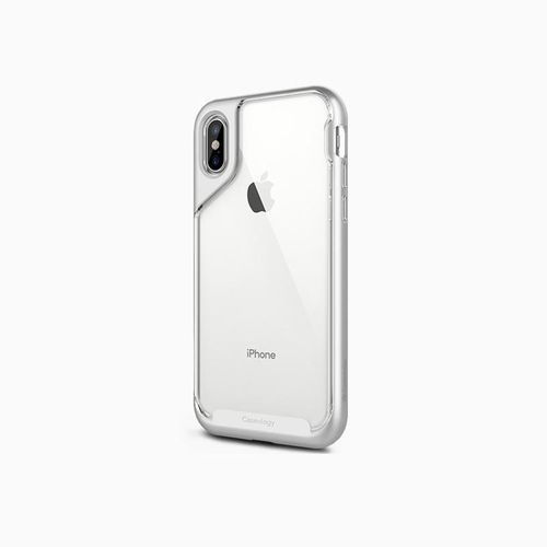 Caseology Skyfall Case - Etui iPhone Xs / X (Silver) na Arena.pl
