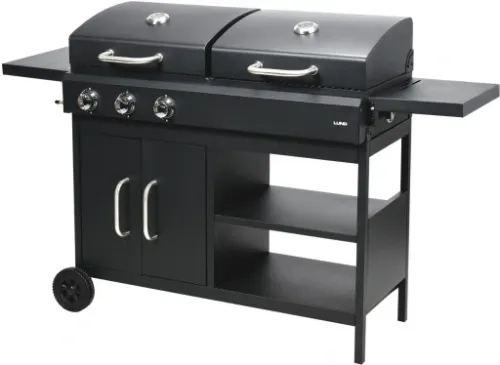 PODWÓJNY GRILL GAZOWO WĘGLOWY 8.4 KW OGRODOWY na Arena.pl