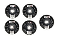 Zestaw 5x Ściernica listkowa wypukła 125mm P80  Tarcza do szlifowania