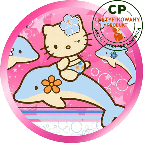 Opłatek na tort Hello Kitty zdjęcie 1