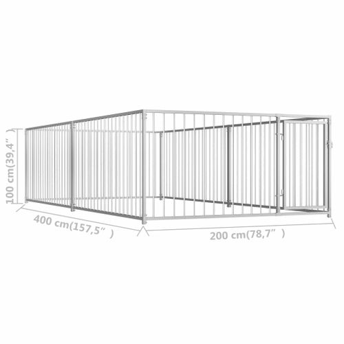 Kojec Dla Psa, 200 X 400 X 100 Cm na Arena.pl