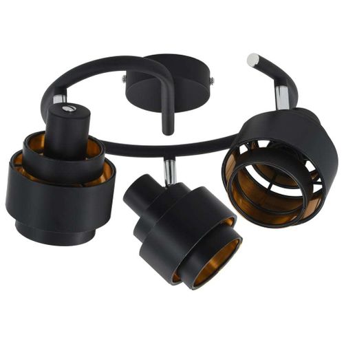 Lampa Z 3 Reflektorami, Czarna, E14 na Arena.pl