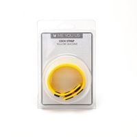 me you us yellow silicone cock strap