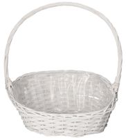 KOSZ WIKLINOWY BIAŁY DUŻY GRUBA WIKLINA XXL