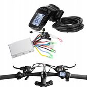 STEROWNIK KONTROLER DO ROWER SKUTERA 36V 350W PANEL WYŚWIETLACZA LCD