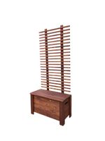 Skrzynia siedzisko schowek z Kratką W3 Lakierowana