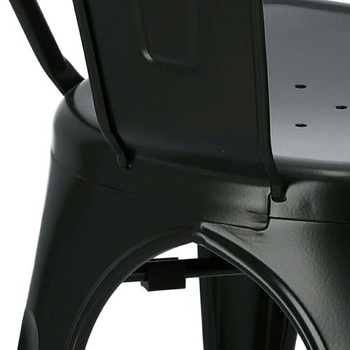 Krzesło Paris czarne inspirowane Tolix na Arena.pl