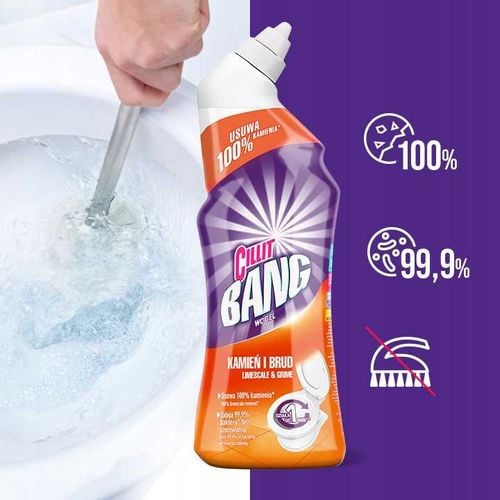 cillit bang żel do toalet - kamień i rdza 750ml na Arena.pl