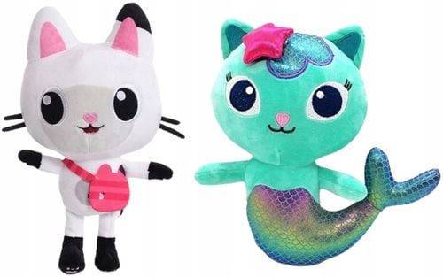 SYRENKOTKA + KICIUŚ PANDUŚ PLUSZAK KOCI DOMEK GABI na Arena.pl