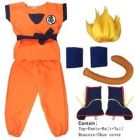 Dorosłe Garnitury Dla Dzieci Son Goku Anime Cosplay Kostiumy Świąteczne