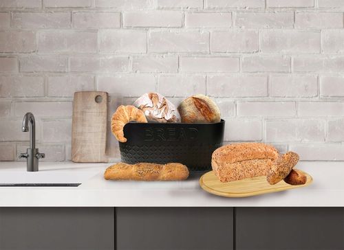 ZESTAW 5w1 CHLEBAK POJEMNIK NA KAWA CUKIER HERBATA DESKA KROJENIA CHZ03 na Arena.pl