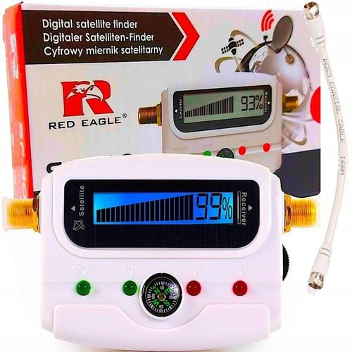 MIERNIK DO SATELITY Sygnału Satelitarnego SAT LCD +KABEL na Arena.pl