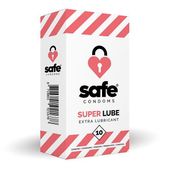 Safe - Condoms Super Lube Extra Lubricant (10 Pcs)