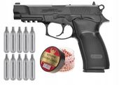 Wiatrówka Pistolet Bersa Thunder 9 PRO ZESTAW ŚRUT kulki BB + 10x CO2