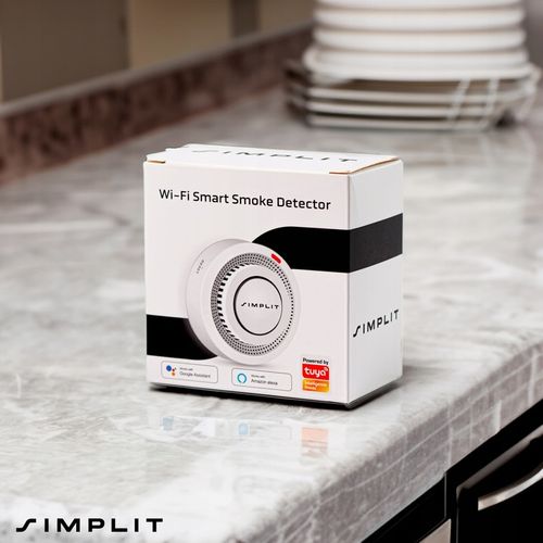 CZUJNIK DYMU DETEKTOR OGNIA WIFI ALARM BEZPRZEWODOWY CZUJKA TUYA na Arena.pl