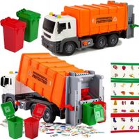 Samochód Auto-Truck Śmieciarka Z Efektami Dźwiękowymi Oraz Świetlnymi