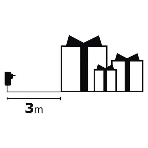 Prezent Świąteczny LED Dekoracja Świąteczna Podświetlany LED srebrny timer na Arena.pl