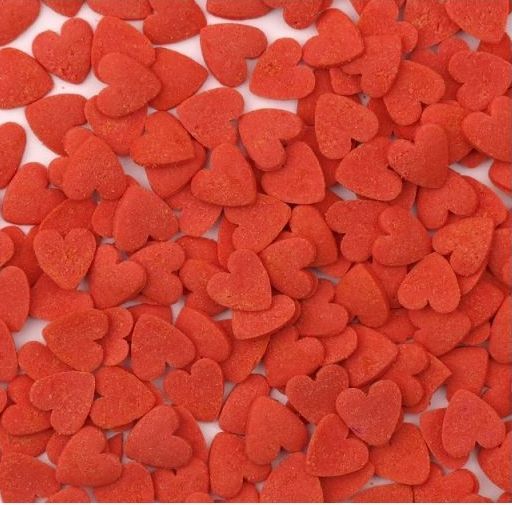 POSYPKA CUKROWA - SERCA SERDUSZKA czerwone - 50g zdjęcie 2