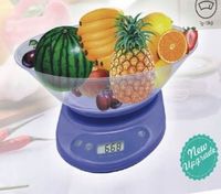 Elektroniczna waga kuchenna z miską CIAOBOSI LCD 5KG TARA MAŁA PRECYZYJNA