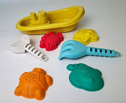 zabawki do piaskownicy Statek Max - zółty na Arena.pl