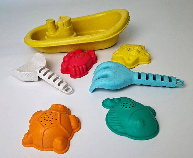 zabawki do piaskownicy Statek Max - zółty zdjęcie 2