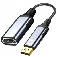 co2 adapter displayport do hdmi 2.1 kabel dp - hdmi fhd 240hz 8k 60hz hdr