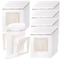 50x Filtr do Zaparzania Parzenia Kawy Herbaty Jednorazowy z Włókniny