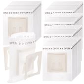 50x Filtr do Zaparzania Parzenia Kawy Herbaty Jednorazowy z Włókniny