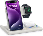 HYS03 Stacja Ładująca Indukcyjna 3W1 iPhone Apple Watch AirPods