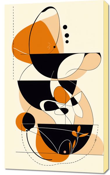 Obraz 60x100cm Taneczne Kręgi zdjęcie 1