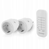 Gniazdka sieciowe sterowane pilotem 3 szt. Smartwares